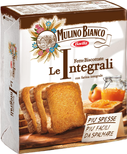 Immagine di FETTE BISCOTTATE INTEGRALI 315GR MULINO B