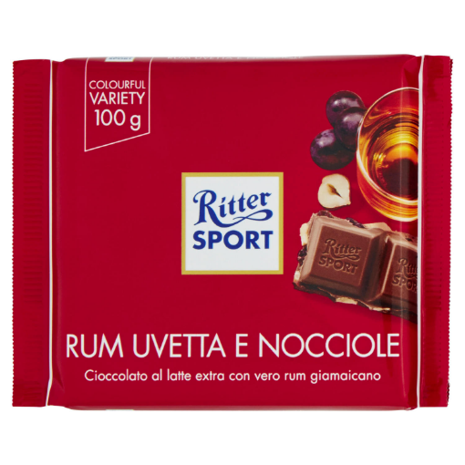 Immagine di CIOCCOLATA RITTER RUM UVETTA GR.100