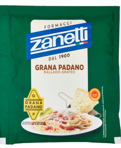 Immagine di GRANA PADANO GRATTUGGIATO GR.100  ZANETTI