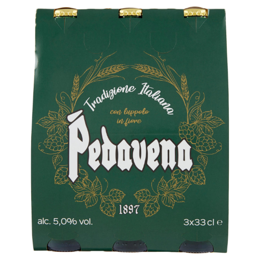 Immagine di BIRRA Bott.VERDE CL.3x33 PEDAVENA