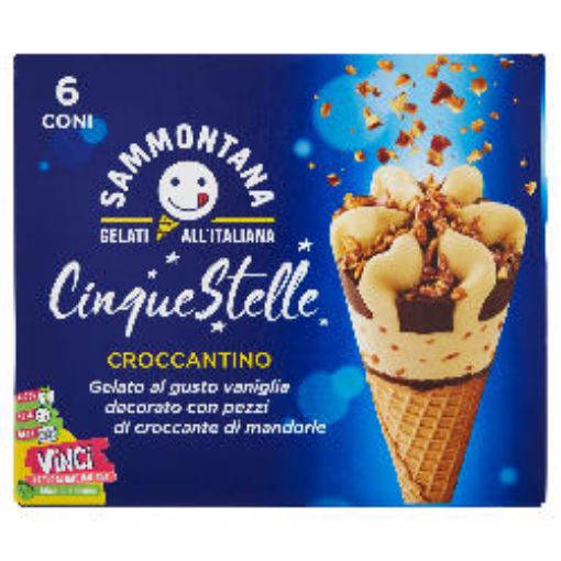 Immagine di CONO 5 STELLE CROCCANTINI GR.450 SAMMONTANA