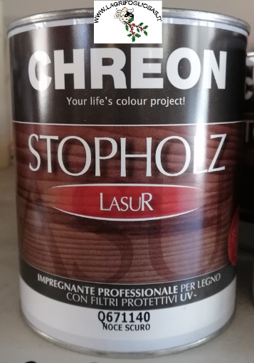 Immagine di STOPHOLZ LASUR ML.750 NOCE SCURO IMPREGNANTE COLORATO