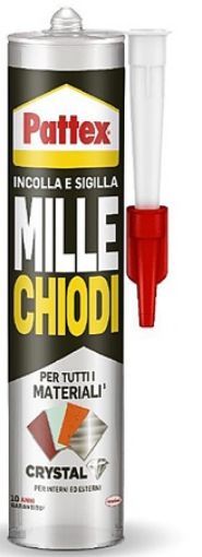 Immagine di MILLECHIODI CRYSTAL 290 PATTEX sigilla e incolla